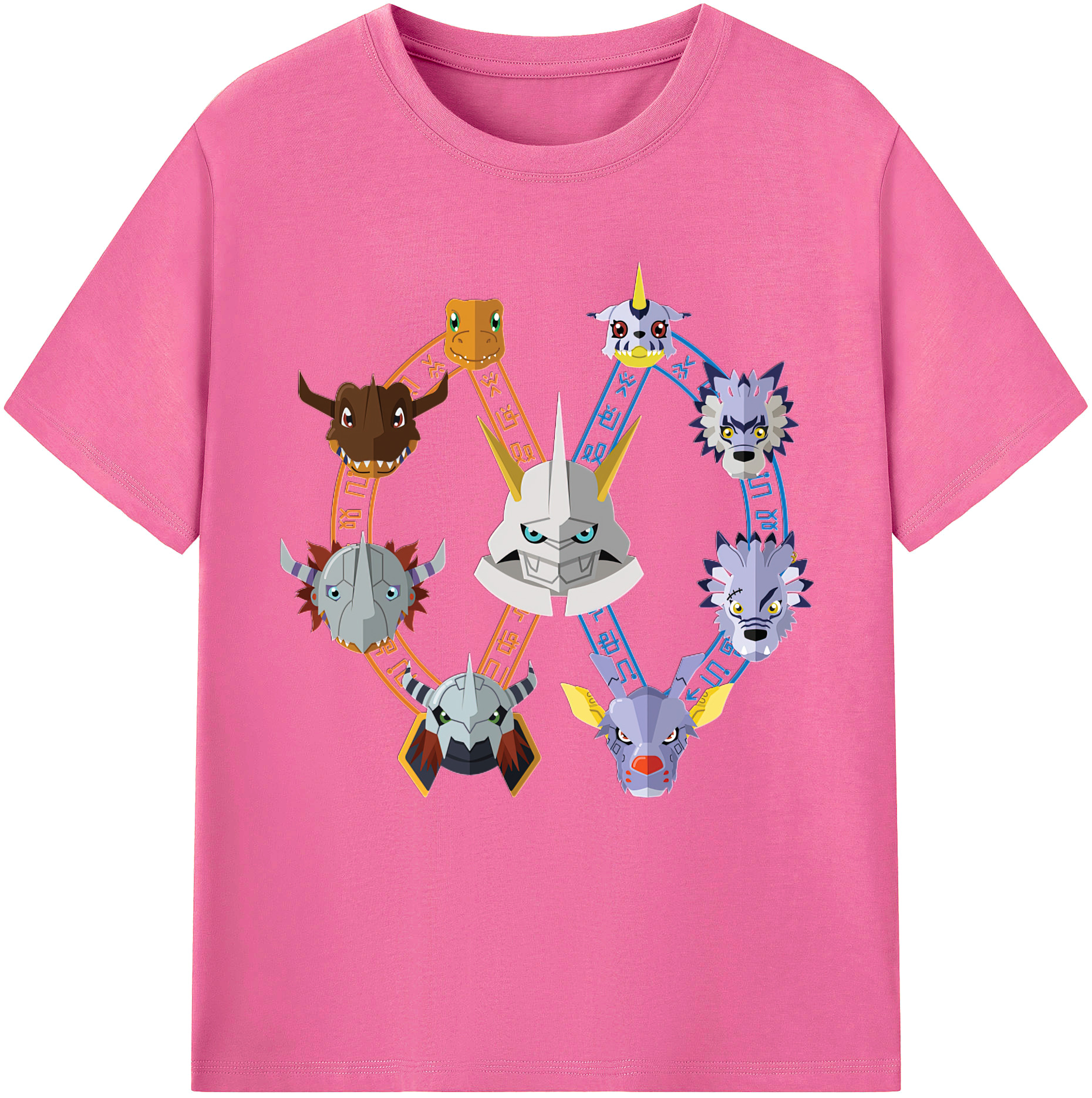 （画像用） Digimon デジタルモンスター/デジモン レディースカジュアルプリントTシャツ（綿100％）